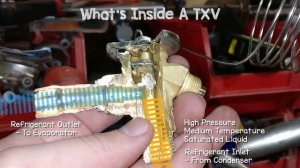What's inside a Thermal Expansion Valve TXV - how it works hvac