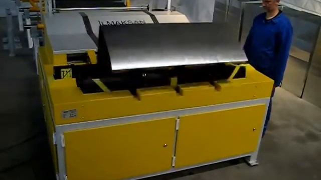 Линия производства прямоугольной вентиляции Ilmaksan (Турция) смотреть онлайн