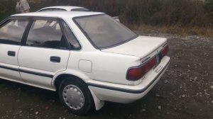 Видео-тест автомобиля Toyota Sprinter (AE91, 1991, 5A-FE, белый)