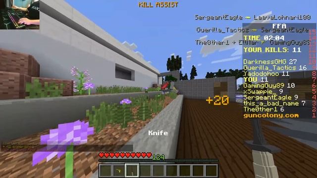 Guns? In Minecraft?? - Golden Gun (One in the Chamber) - Gun Colony server Pt. 1 смотреть онлайн