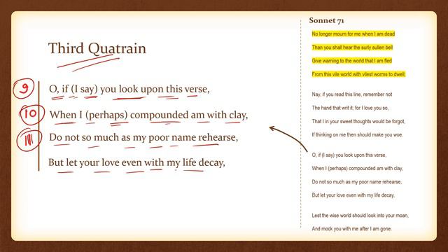 "No longer mourn for me when I am dead.." Sonnet 71 by William Shakespeare: His Death & Mortality смотреть онлайн