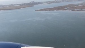 Взлет Боинга 737 из Международного аэропорта имени Джона Кеннеди в Нью-Йорке.