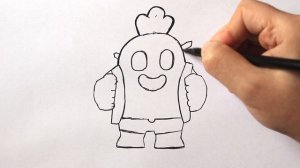 Как нарисовать Спайка из Бравл старс | Очень легко