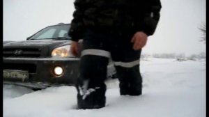 Santa Fe Classic. Передний привод на цепях