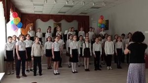 2037549225126603804 Младший хор "Капельки". И.Соколов, ст.С.Маршака " Кораблик". Дирижер Архипова.