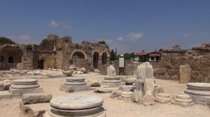 Взрыв мозга. Приехали в Сиде. Раскопки и развалины в Сиде. Отдых в Турции. На машине в Турцию