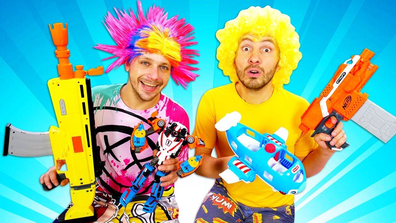 Nerf First Person Shooting & Games for Kids to Play: Nerf Gun Games with Nerf Scravenger смотреть онлайн