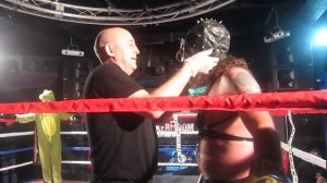 The Gimp V The Croc Locker Room Blindfold Boxing