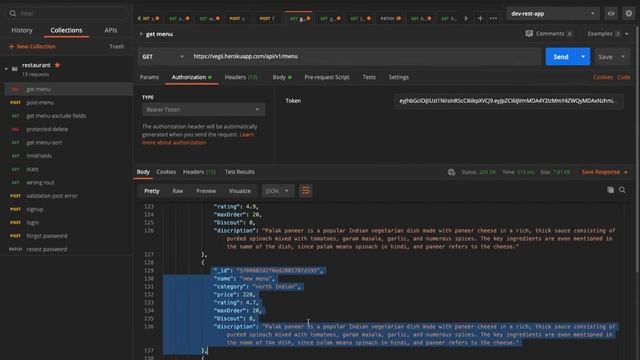 Restaurant App | Software Engineering Course's Project