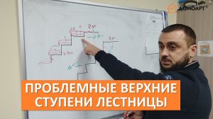 Лестницы с  верхними ступенями нестандартной высоты