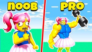 ЭВОЛЮЦИЯ КАЧКА в Lifting Heroes Roblox от НУБА до ПРО!