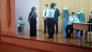 Вечер встречи выпускников. Сценка "Экзамен по русской литературе"