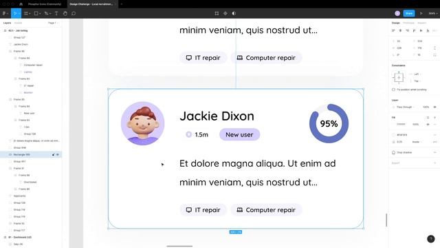 Speed UX Design Challenge | Local recruitment app (part 3) смотреть онлайн