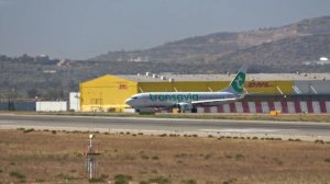 Transavia Boeing 737-800 | Windy Landing & Takeoff at Athens Airport | ATH Plane Spotting & ATC