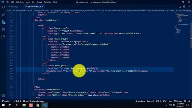 laravel  vue js restfull api ecommerce Bangla Tutorial | Product add form design Part-28