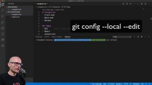 Git config tutorial. Where is the Git config file?