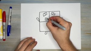 Как нарисовать Number Blocks - Four. How to Draw Number Blocks -Four