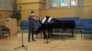 Malacai Hiebert playing Ysaye, Beethoven Kreutzer Sonata, and Glazunov Violin Concerto