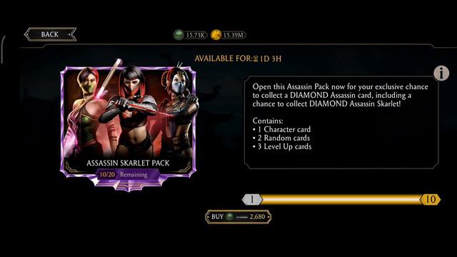 ASSASSIN SKARLET Pack SUPERFAST Opening | Got So Many Diamond Characters | MK Mobile