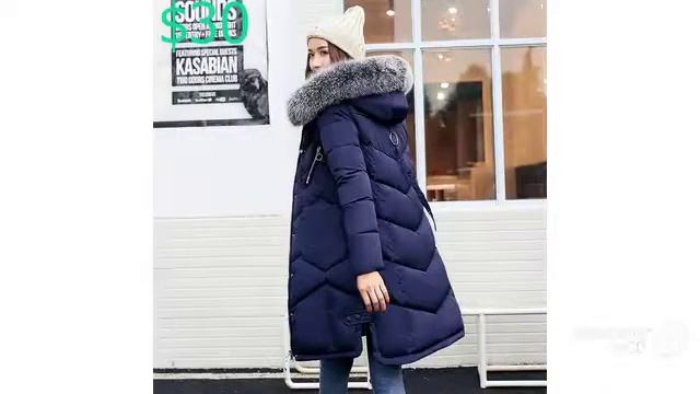 Одежда с AliExpress. Пальто с мехом.  Куртка Парка на пуху.