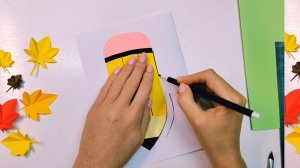 Открытка на 1 СЕНТЯБРЯ своими руками
