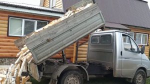 Дрова на соболь самосвале