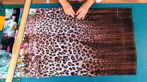 Туника без выкройки. Раскрой и пошив за 20 минут.mp4