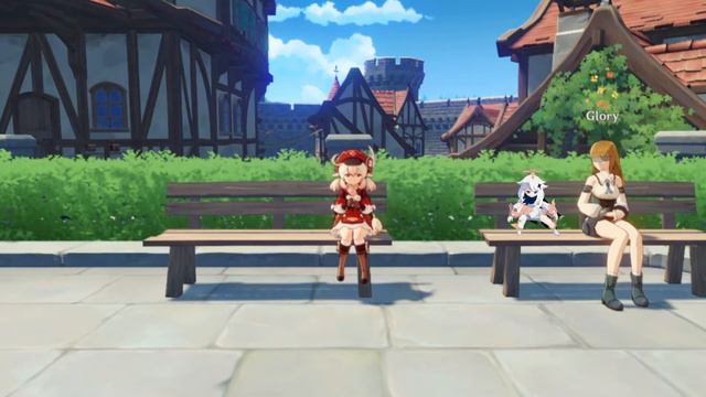 Paimon ehe te nandayo fortnite dance【Genshin Impact】