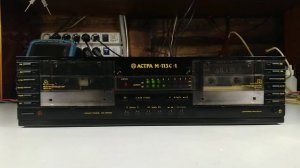 Астра М-113С-1 Демонстрация воспроизведения /счётчик в процессе ремонта/