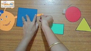 Math Shapes Activity | How To Make 2D Shapes project | TLM For Primary School | TukkuTV