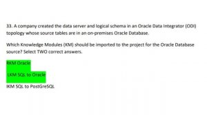 1Z0-1094-23 : Oracle Cloud Database Migration and Integration Specialist Real Exam Question : Part