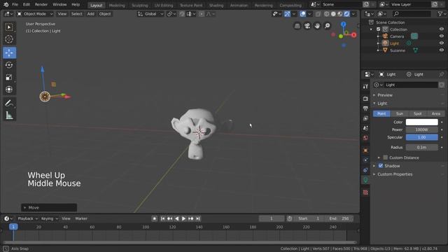 Трёхточечное освещение | Основы Blender 2.80 смотреть онлайн