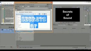 Как делать объёмный текст в Sony Vegas.