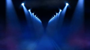 Футажи для видеомонтажа Софиты на синем фоне