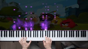 Angry Birds Piano Tutorial Rovio/Ari Pukkinen (music notes in the description👇/НОТЫ в описании)