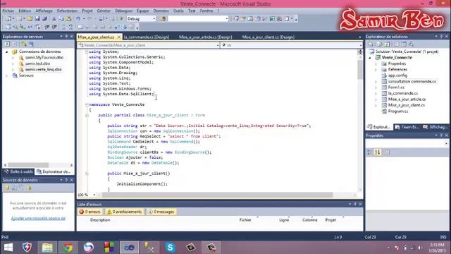 Application Client Server "Vente" en mode Connecté C# SamirBen смотреть онлайн