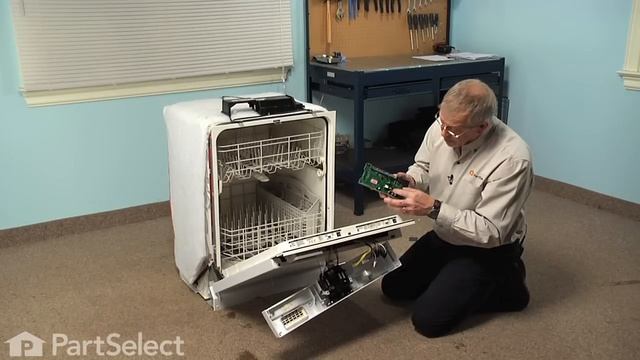Dishwasher Repair - Replacing the Electronic Control Board (Whirlpool Part # W10084141) смотреть онлайн