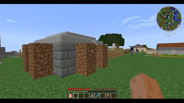 Minecraft Мод Millenaire деревня Византийцы