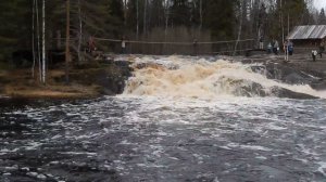 Водопад Ахинкоски. Карелия.