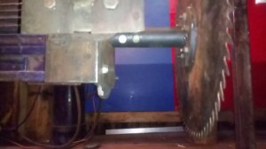 Самодельная дисковая пилорама.8 день постройки.