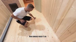 Каркасная баня в стиле барнхаус "Таганай" 2,3х6 метра!