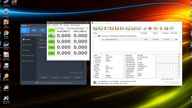 Реальное Ускорение Увелечение Скорости Жестких Дисков SSD или HDD в 10 Раз Озу как Кеш Дисков смотреть онлайн