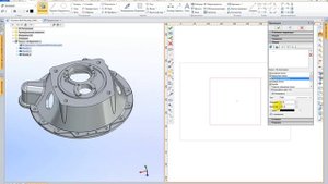 Проекции и цвета линий в T-FLEX CAD