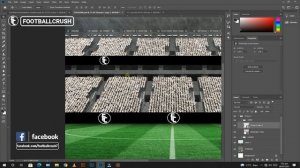 HOW I MAKE FOOTBALL STADIUMS LIKE B/R FOOTBALL IN PHOTOSHOP | FOOTBALL PHOTOSHOP MANIPULATION