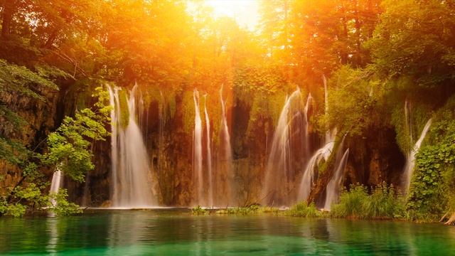 Waterfall ? Река и пение птиц. смотреть онлайн