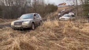 Forester vs Lancaster.Друг выручает,стаскивает меня все глубже. Паха и Форик респект)