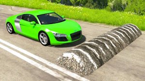 Машины vs Лежачий Полицейский - BeamNG.drive игра про машины