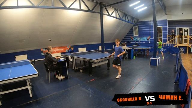 Обоянцев и Чимин. 22.11.2020 Малое Видное. Турнир по настольному теннису 2008 год и моложе. Финал. смотреть онлайн