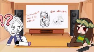 РЕАКЦИЯ ЧАРЫ И САНСА НА КОМИКС YANDERE CHARA! |Gacha Club|