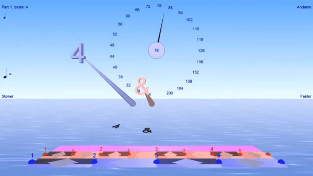 Practise gradual tempo changes: 4/4 with eighth notes (quavers) - Bounce Metronome Pro смотреть онлайн